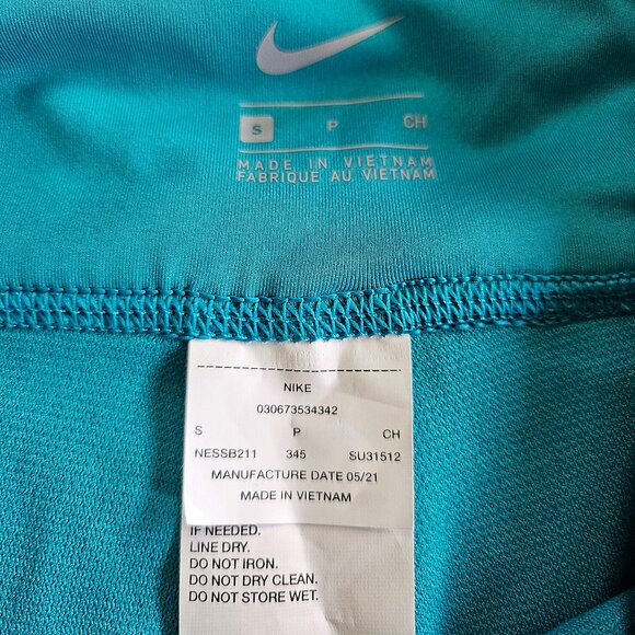 Nike Performance Kick Swim Blue Bike Shorts Size S - Picture 7 of 9